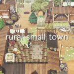 【あつ森】田舎町とトタン屋根 | rural small town | Rooftop | Speed Build | Animal crossing new horizons 【島クリ】