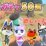 【あつ森】離島ガチャ50連！今度こそお目当ての子を見つけるぞ！！　前編