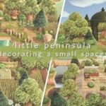 小さな岬と小スペース | little peninsula 3Ways To Fill Small Spaces Speed Build Animal Crossing New Horizonsあつ森