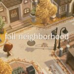 【あつ森】秋の街 住宅街 | Autumn City Neighborhood | Animal Crossing New Horizons