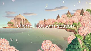 【単発】桜並木の遊歩道 | National Cherry Blossom Festival | Speed Build | AnimalCrossingNewHorizons | あつ森
