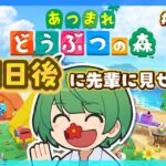 21日後に先輩に見せる島。初見の後輩が『あつまれどうぶつの森』実況するぞ！【なな湖のあつ森】#100島