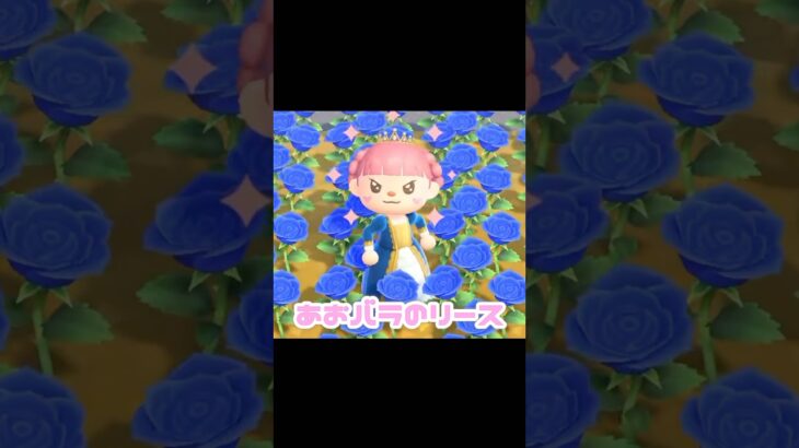 あおバラのリースでベル稼ぎ出来るらしい？！？！#あつ森 #どうぶつの森 #あつまれどうぶつの森 #どう森 #shortvideo #shorts #short