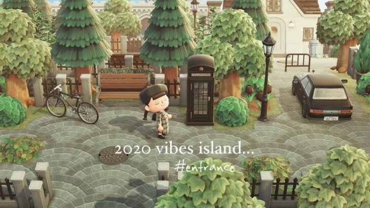 【あつ森】マイデザインなし 自然の街 | エントランス | Natural Town | Entrance |  Animal Crossing New Horizons