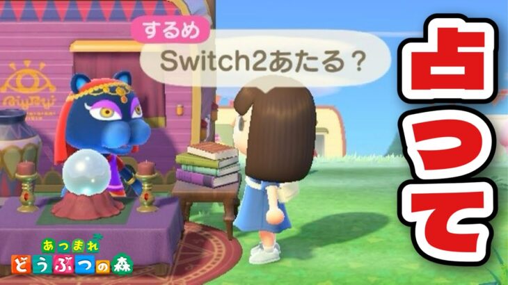【あつ森】ハッケミィにSwitch2が当たるか占ってもらいました【あつまれどうぶつの森】
