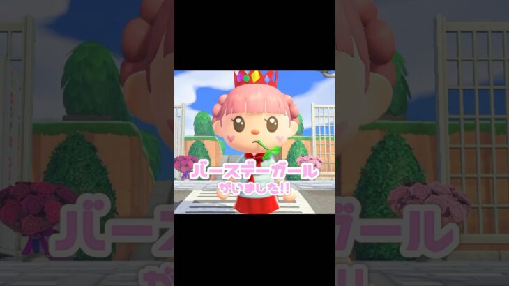 さぁ、バースデーガールの正体は一体誰だ…？！？！#あつ森 #どうぶつの森 #あつまれどうぶつの森 #どう森 #shortvideo #shorts #short #birthdaygirl