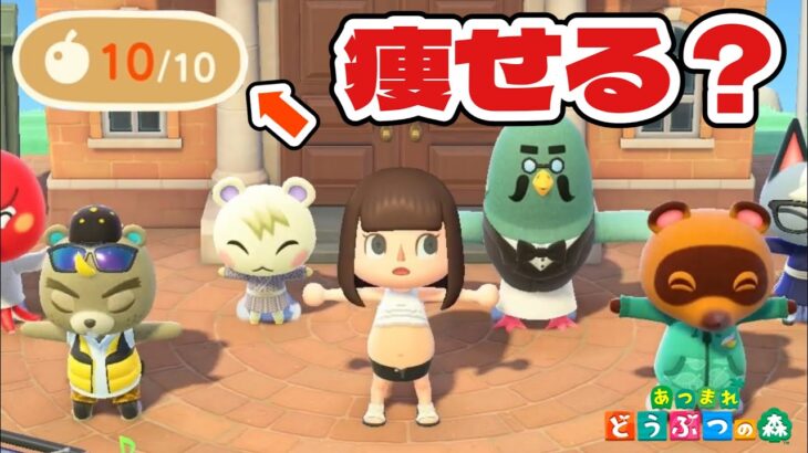 【あつ森】全力でラジオ体操したら痩せるんじゃない？【あつまれどうぶつの森】