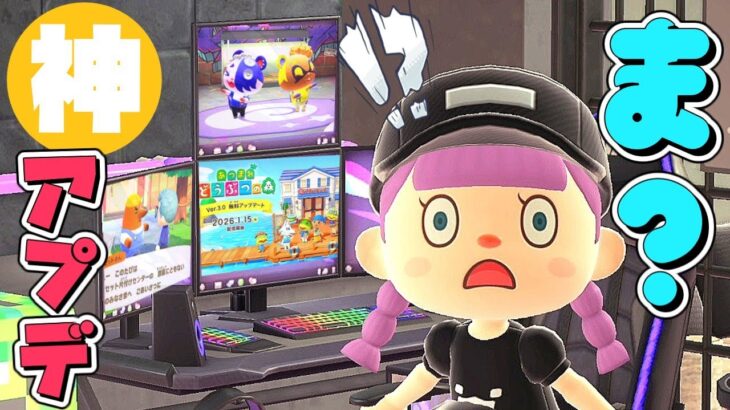 【あつ森】平日深夜に急にきたアップデート内容が神すぎた話きく？【ゆっくり実況】【あつまれどうぶつの森】