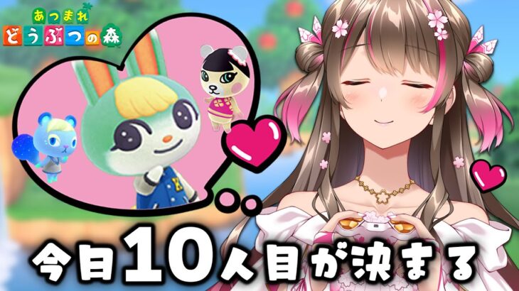 【あつ森】ついに10人目の住民をお迎えだ～！離島ガチャにいく【あつまれどうぶつの森 ライブ】